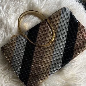 Vintage Multicolor Mesh Handbag